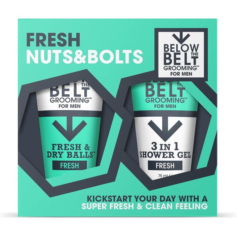 Below the Belt Grooming Fresh Nuts and Bolts подаръчен комплект за интимна хигиена - Комплект - Сравни цени от 1 магазин с безплатна доставка