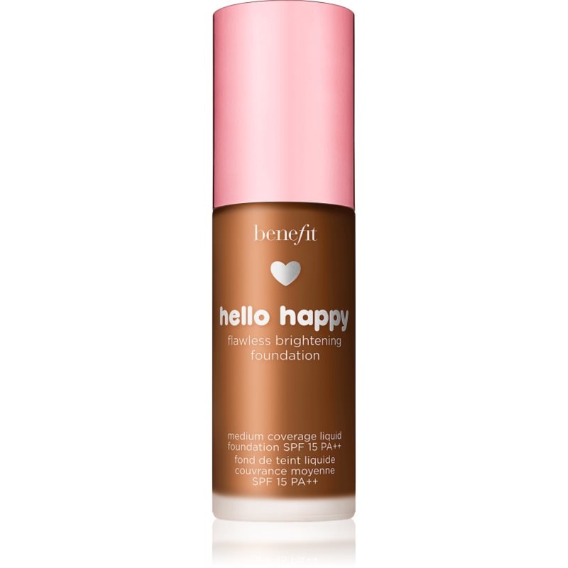 Benefit Hello Happy Flawless Brightening Foundation озаряващ течен фон дьо тен SPF 15 - Грим - Сравни цени от 1 магазин с безплатна доставка