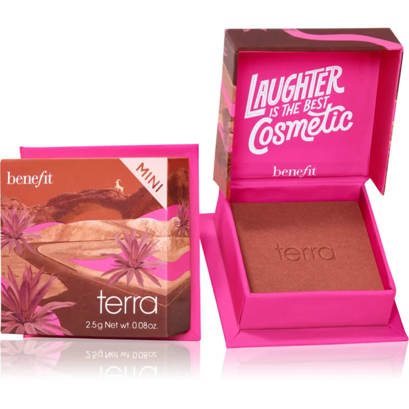 Benefit Terra WANDERful World Mini руж - пудра - Грим - Сравни цени от 1 магазин с безплатна доставка