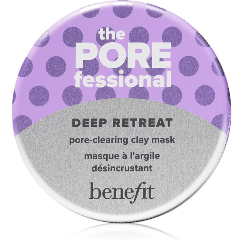 Benefit The POREfessional Deep Retreat Mini почистваща глинена маска за лице за разширени пори