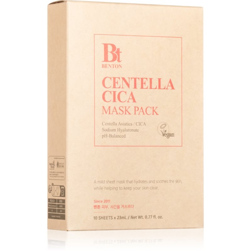 Benton Goodbye Redness Centella успокояваща платнена маска за проблемна кожа, акне - Грижа за лице - Сравни цени от 1 магазин с безплатна доставка