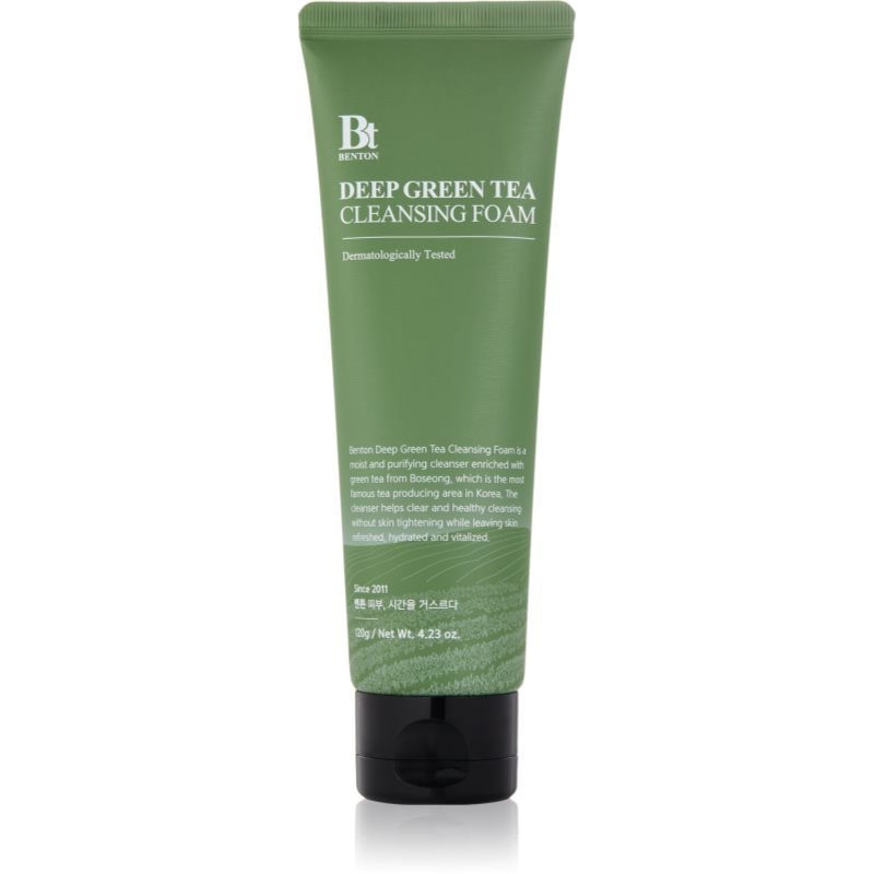 Benton Deep Green Tea хидратираща почистваща пяна със зелен чай - Грижа за лице - Сравни цени от 1 магазин с безплатна доставка
