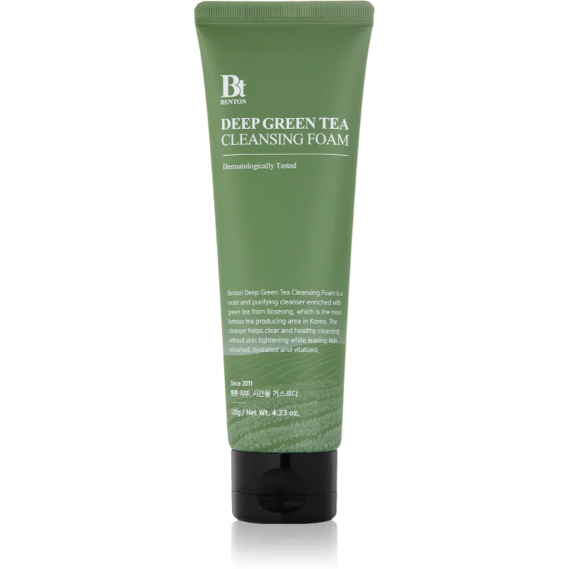 Benton Deep Green Tea хидратираща почистваща пяна със зелен чай - Грижа за лице - Сравни цени от 1 магазин с безплатна доставка