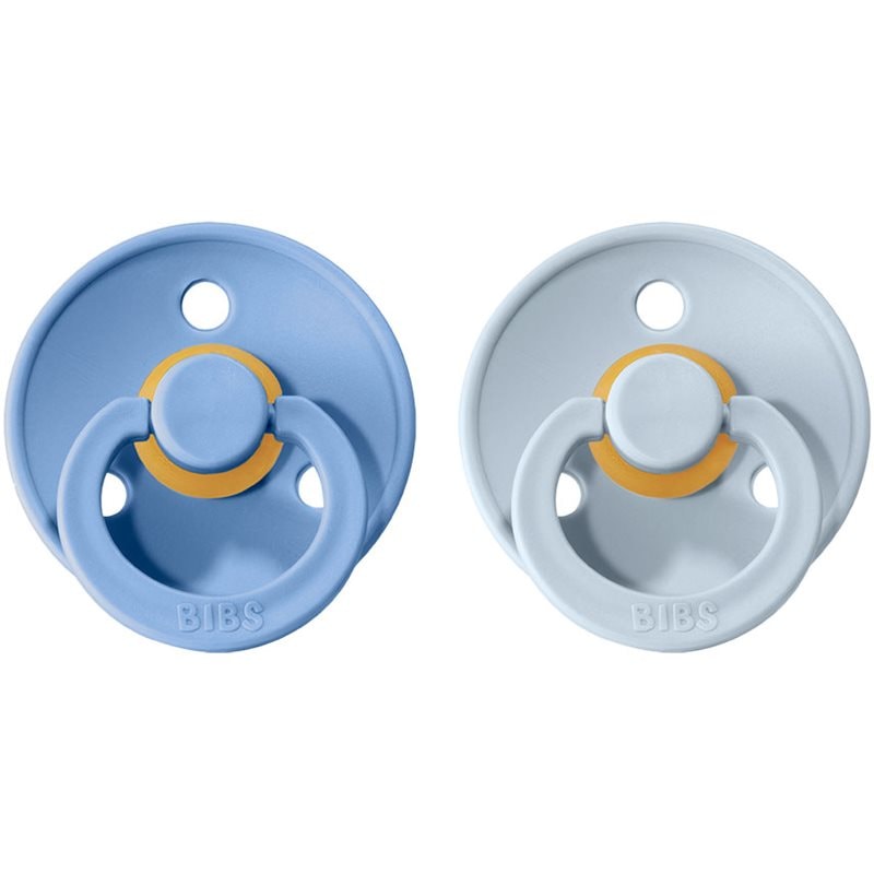 BIBS Colour Natural Rubber Size 2: 6+ months биберон Sky Blue / Baby Blue - За деца - Сравни цени от 1 магазин с безплатна доставка