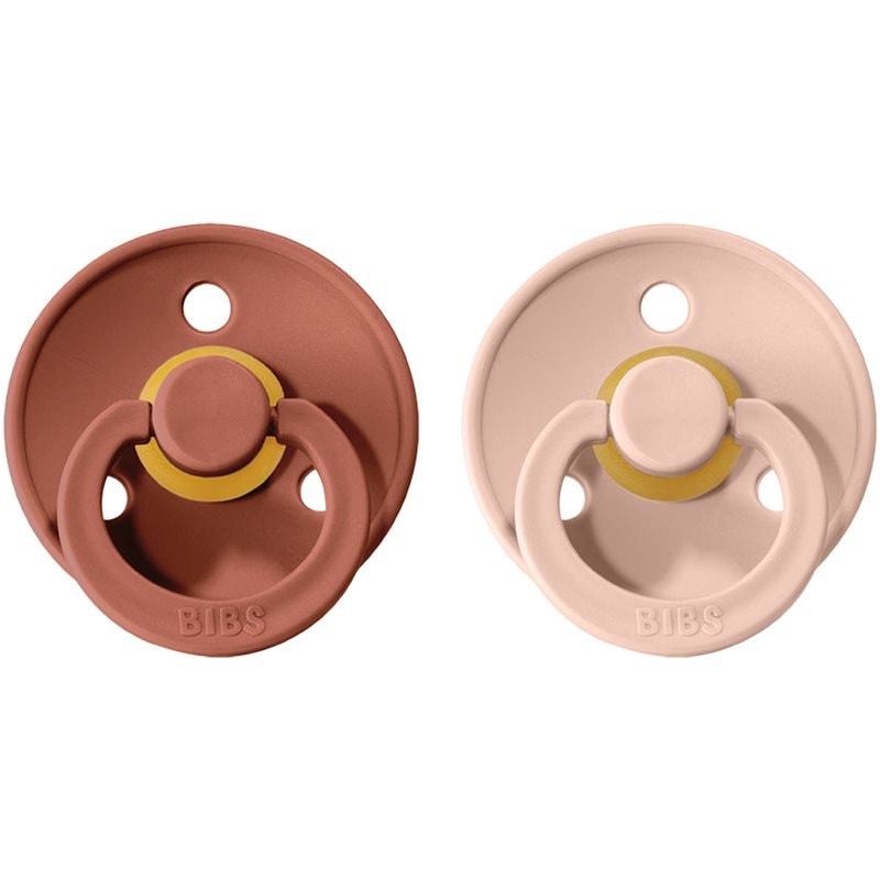 BIBS Colour Natural Rubber Size 2: 6+ months биберон Woodchuck / Blush - За деца - Сравни цени от 1 магазин с безплатна доставка