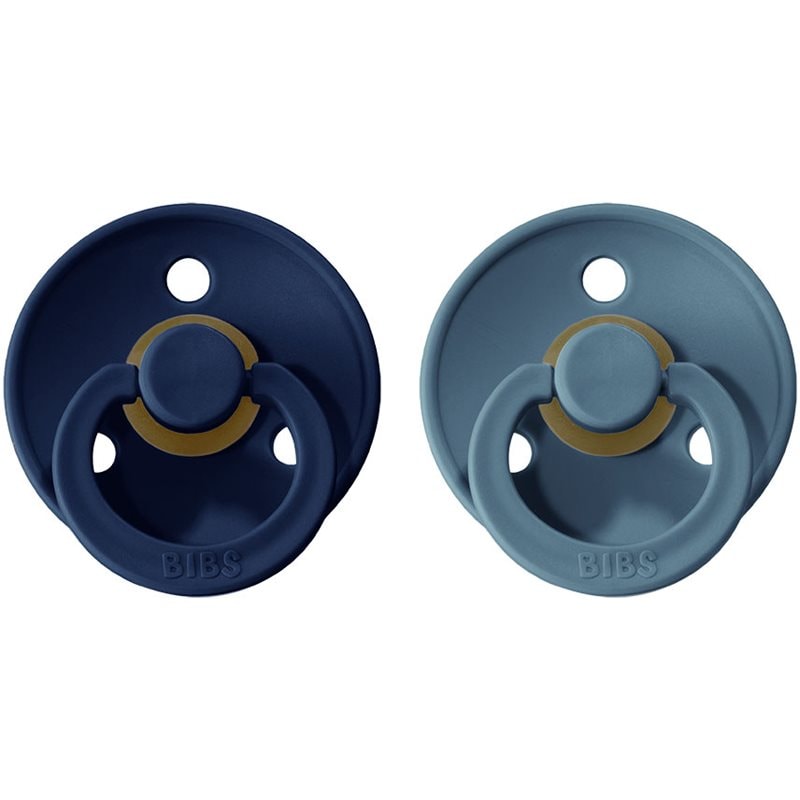 BIBS Colour Natural Rubber Size 2: 6+ months биберон Deep Space / Petrol - За деца - Сравни цени от 1 магазин с безплатна доставка