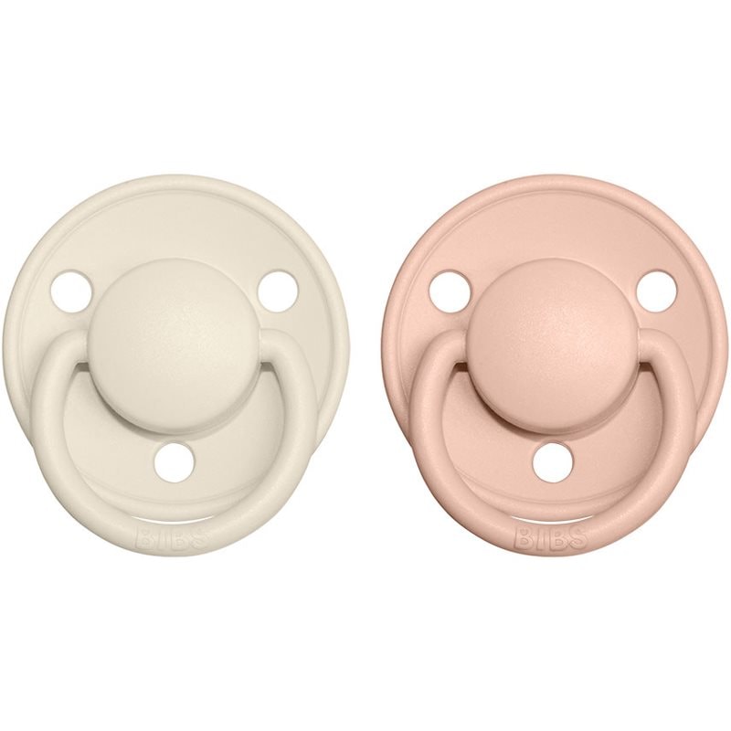 BIBS De Lux Natural Rubber Size 1: 0+ months биберон Ivory / Blush - За деца - Сравни цени от 1 магазин с безплатна доставка