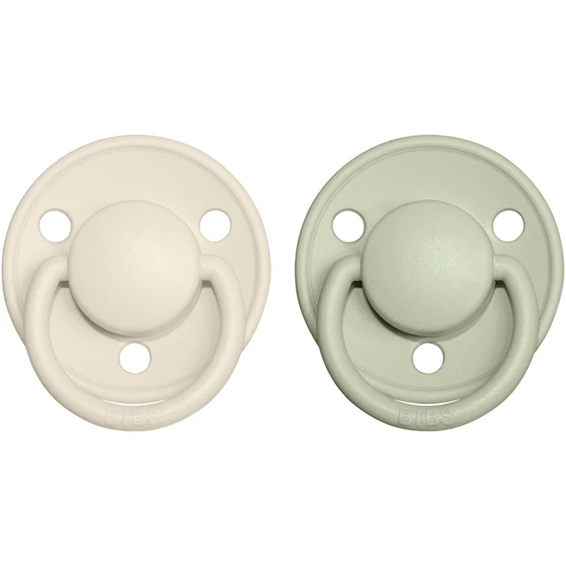 BIBS De Lux Natural Rubber Size 1: 0+ months биберон Ivory / Sage - За деца - Сравни цени от 1 магазин с безплатна доставка