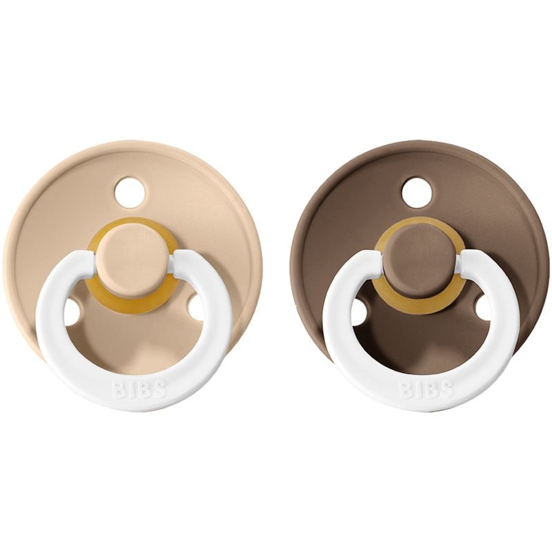 BIBS Colour Natural Rubber Size 2: 6+ months биберон Vanilla Night / Dark Night - За деца - Сравни цени от 1 магазин с безплатна доставка