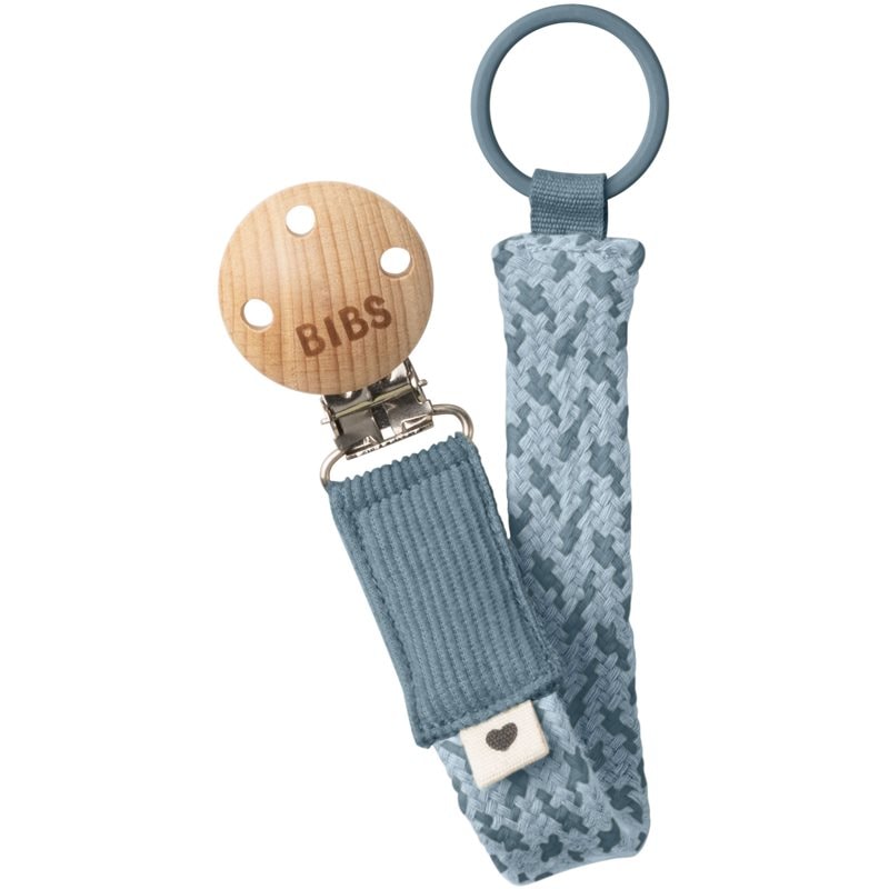 BIBS Paci Braid клипс за биберон Petrol / Baby Blue - За деца - Сравни цени от 1 магазин с безплатна доставка