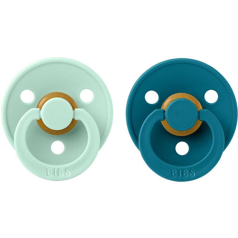 BIBS Colour Natural Rubber Size 2: 6+ months биберон Nordic Mint / Forest - За деца - Сравни цени от 1 магазин с безплатна доставка