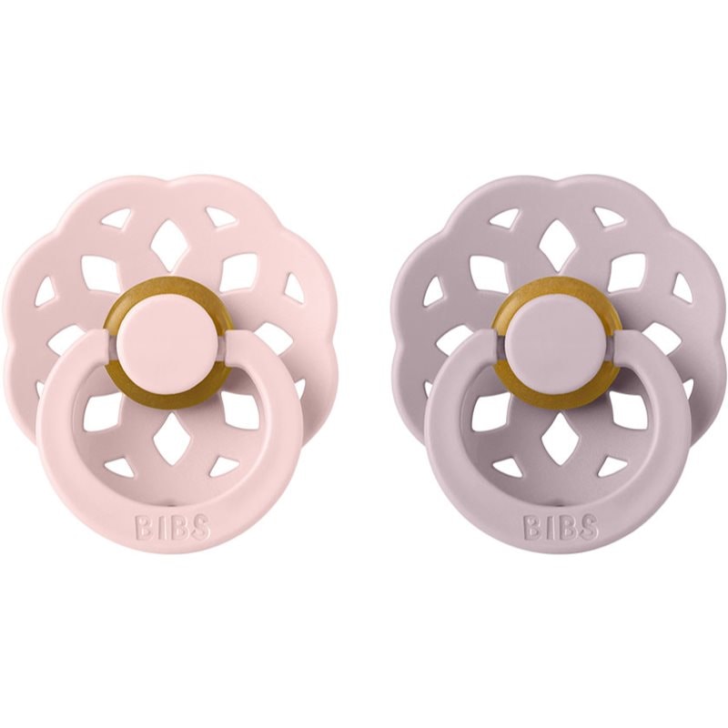 BIBS Boheme Natural Rubber Size 2: 6+ months биберон Blossom / Dusky Lilac - За деца - Сравни цени от 1 магазин с безплатна доставка