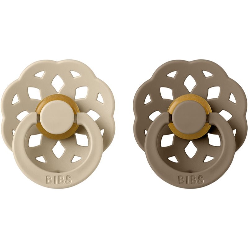 BIBS Boheme Natural Rubber Size 2: 6+ months биберон Vanilla / Dark Oak - За деца - Сравни цени от 1 магазин с безплатна доставка