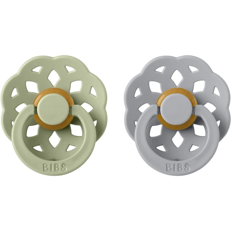 BIBS Boheme Natural Rubber Size 2: 6+ months биберон Sage / Cloud - За деца - Сравни цени от 1 магазин с безплатна доставка