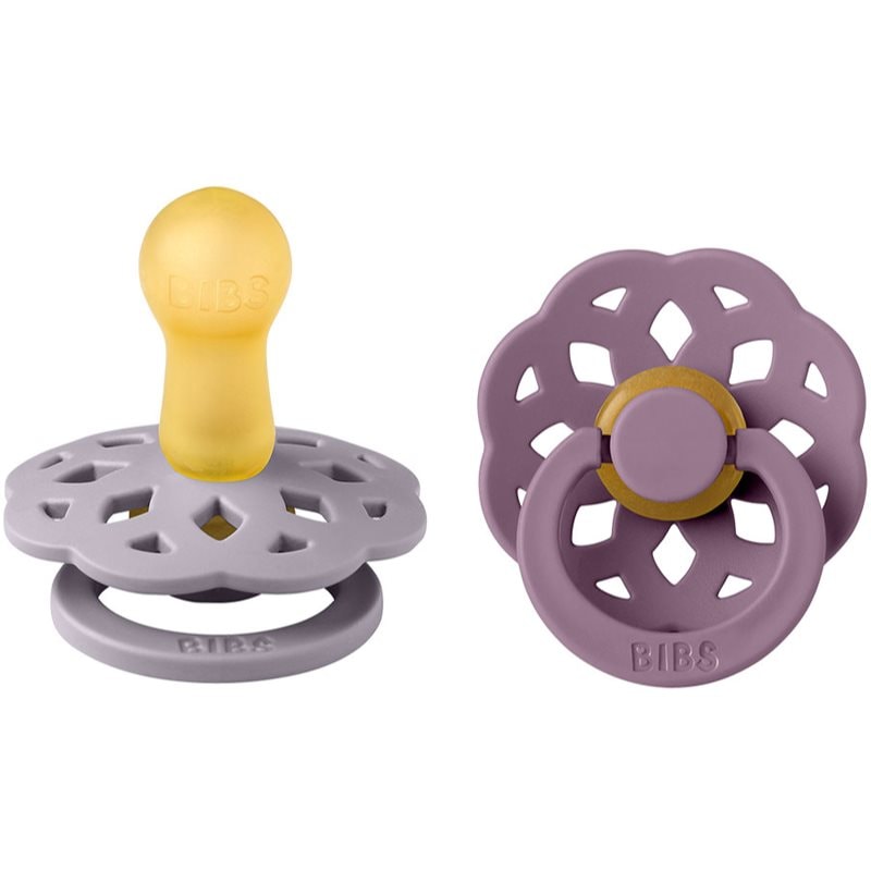 BIBS Boheme Natural Rubber Size 2: 6+ months биберон Fossil Grey / Mauve - За деца - Сравни цени от 1 магазин с безплатна доставка