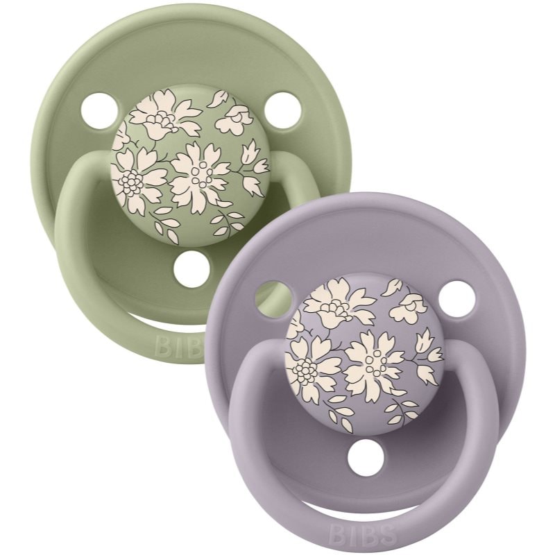 BIBS x Liberty De Lux One Size биберон Fossil Grey / Sage - За деца - Сравни цени от 1 магазин с безплатна доставка