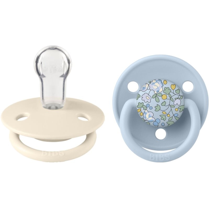 BIBS x Liberty De Lux One Size биберон Ivory/ Baby Blue - За деца - Сравни цени от 1 магазин с безплатна доставка
