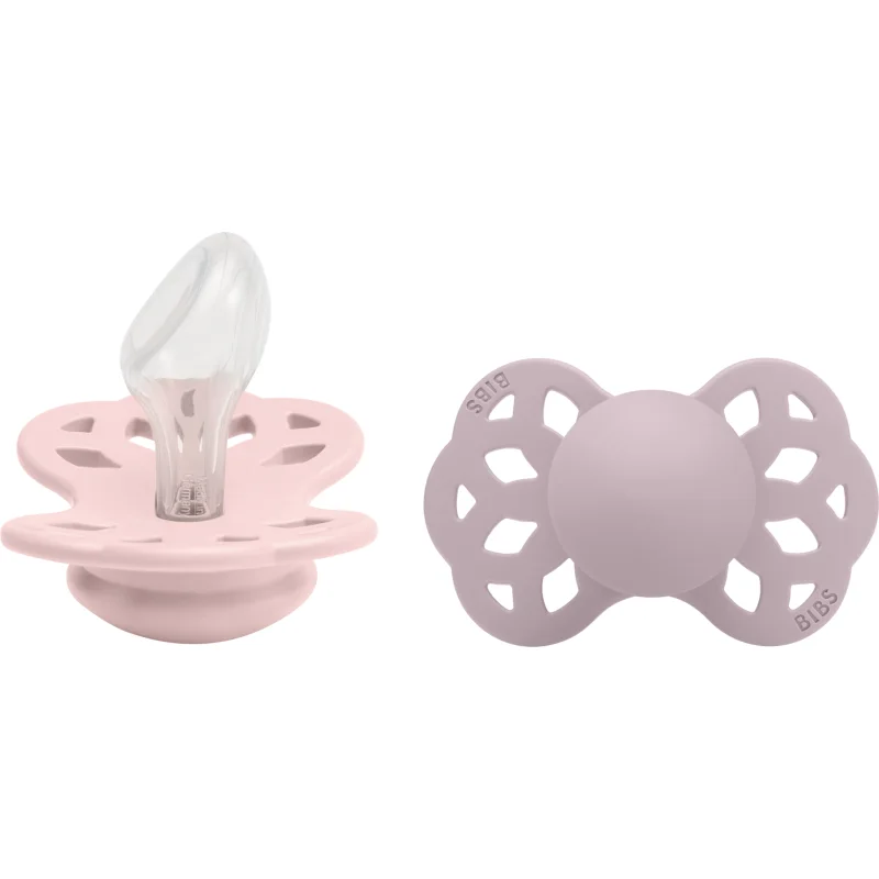 BIBS Infinity Anatomical Size 2: 6+ months биберон Blossom / Dusky Lilac - За деца - Сравни цени от 1 магазин с безплатна доставка