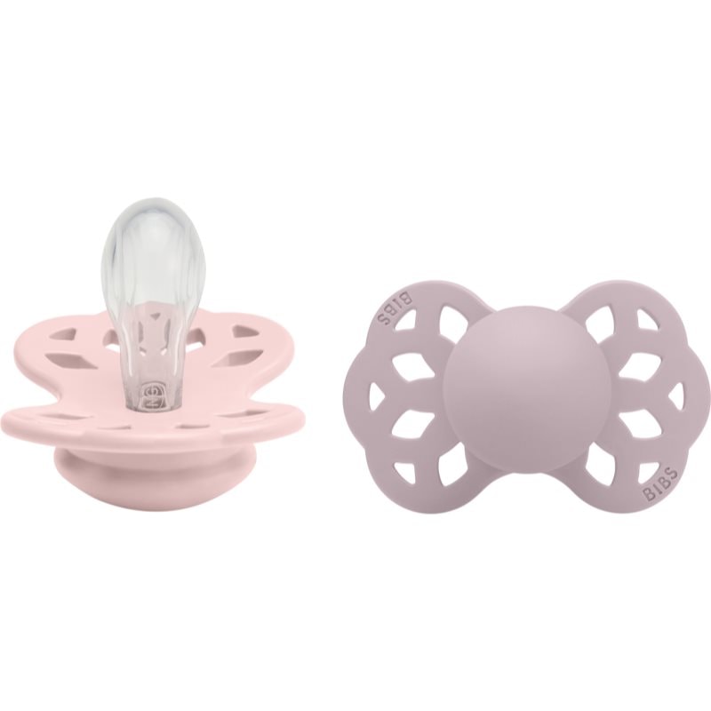 BIBS Infinity Symmetrical Size 1: 0+ months биберон Blossom/ Dusky Lilac - За деца - Сравни цени от 1 магазин с безплатна доставка