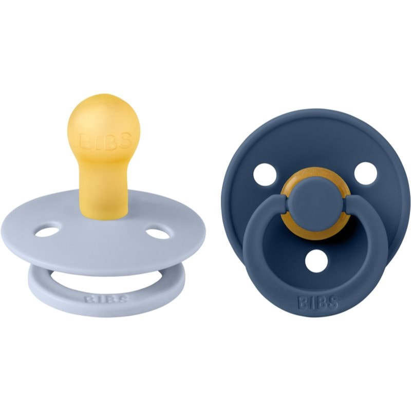 BIBS Colour Natural Rubber Size 1: 0+ months биберон Dusty Blue / Steel Blue - За деца - Сравни цени от 1 магазин с безплатна доставка