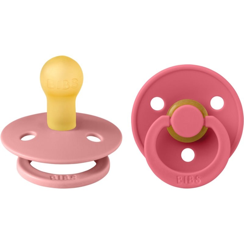 BIBS Colour Natural Rubber Size 1: 0+ months биберон Dusty Pink / Coral - За деца - Сравни цени от 1 магазин с безплатна доставка