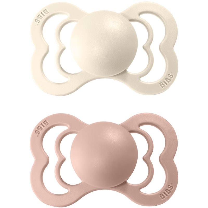 BIBS Supreme Silicone Size 1: 0+ months биберон Ivory / Blush - За деца - Сравни цени от 1 магазин с безплатна доставка