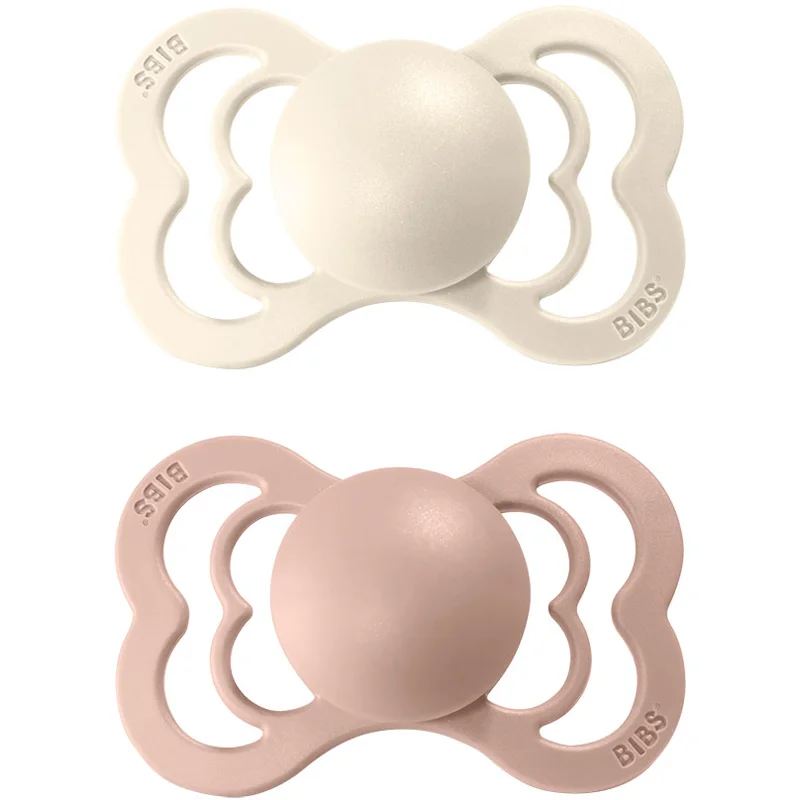 BIBS Supreme Silicone Size 1: 0+ months биберон Ivory / Blush - За деца - Сравни цени от 1 магазин с безплатна доставка