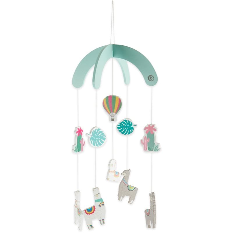 Bieco Wooden Mobile въртележка за детско легло 0 m+ Llama