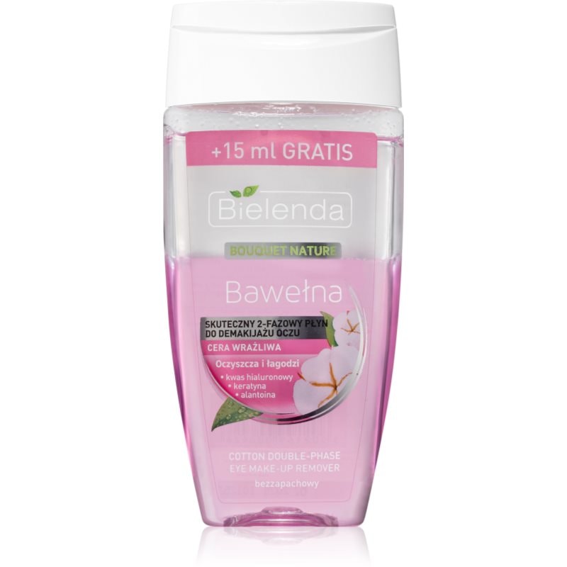 Bielenda Cotton двуфазен продукт за отстраняване на грим от чувствителни очи за укрепване на миглите - Грижа за лице - Сравни цени от 1 магазин с безплатна доставка