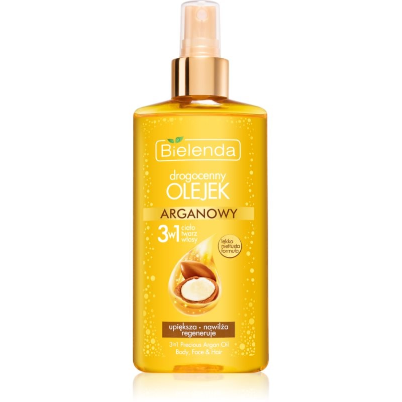 Bielenda Precious Oil Argan подхранващо олио за лице, тяло и коса - Грижа за лице - Сравни цени от 1 магазин с безплатна доставка