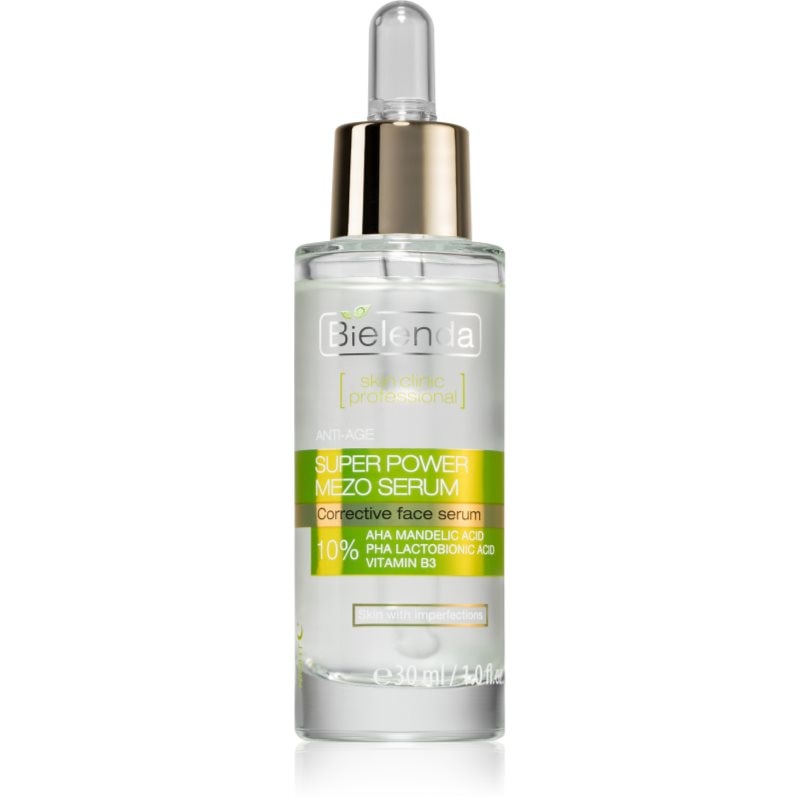 Bielenda Skin Clinic Professional Super Power Mezo Serum подмладяващ серум за кожа с несъвършенства - Грижа за лице - Сравни цени от 1 магазин с безплатна доставка