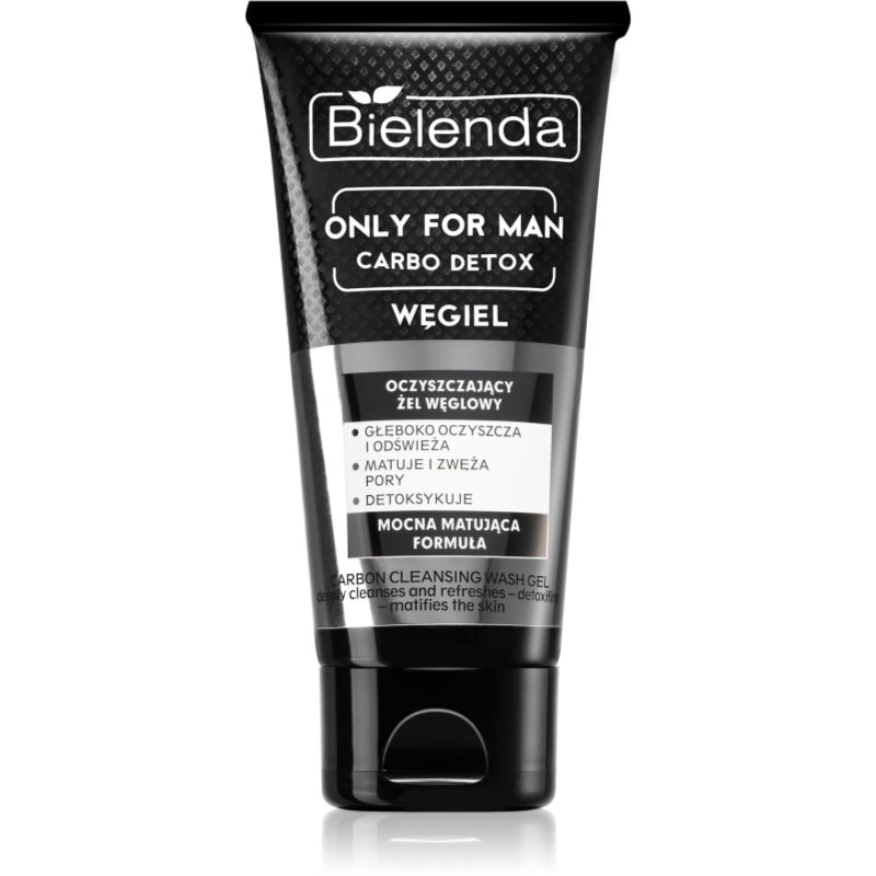 Bielenda Only for Men Carbo Detox матиращ почистващ гел за мъже - Грижа за лице - Сравни цени от 1 магазин с безплатна доставка