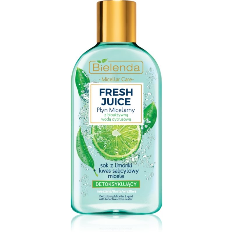 Bielenda Fresh Juice Lime мицеларна вода за смесена към чувствителна кожа - Грижа за лице - Сравни цени от 1 магазин с безплатна доставка