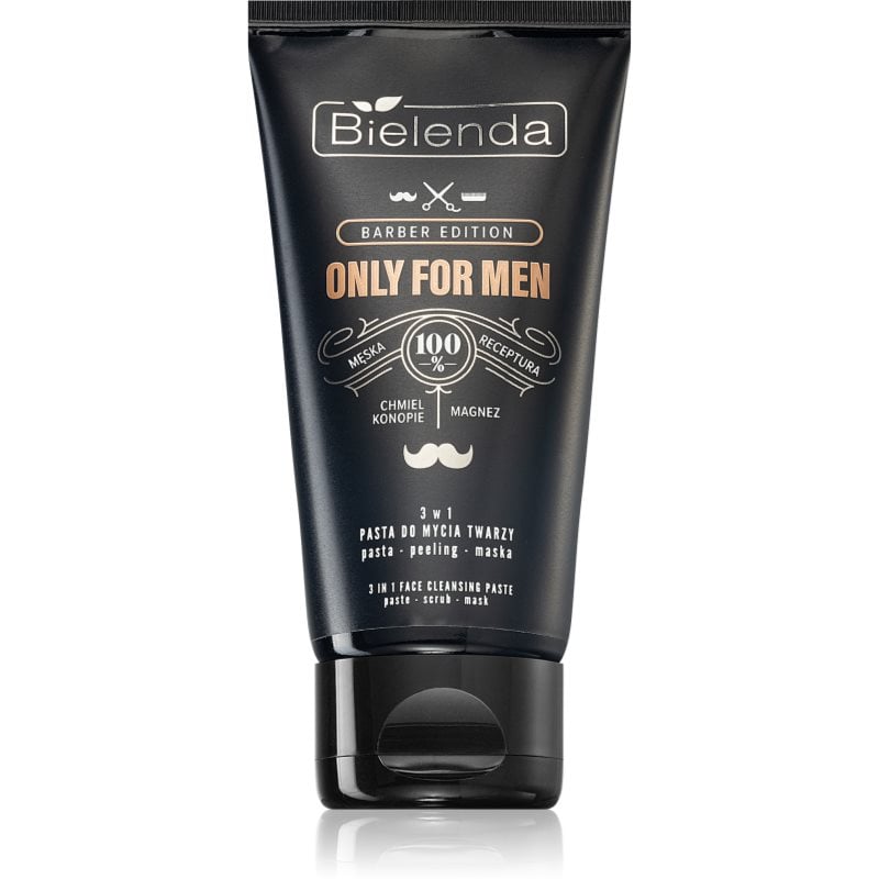 Bielenda Only for Men Barber Edition почистваща паста 3 в 1
