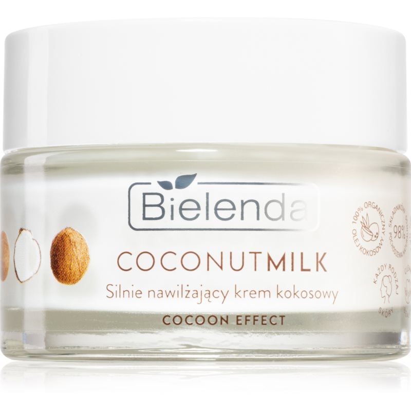 Bielenda Coconut Milk хидратиращ крем за лице с кокос - Грижа за лице - Сравни цени от 1 магазин с безплатна доставка