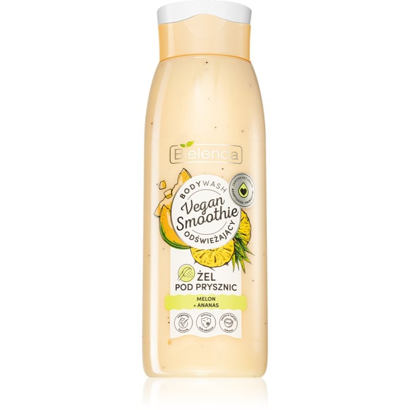 Bielenda Vegan Smoothie Melon & Pineapple опияняващ душ гел
