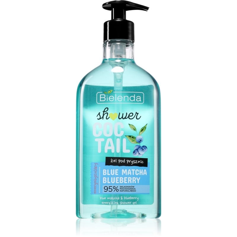 Bielenda Shower Coctail Blue Matcha + Blueberry енергизиращ душ-гел с антиоксидантен ефект