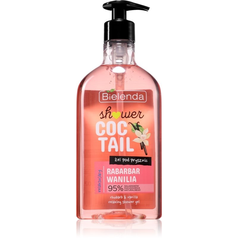 Bielenda Bielenda Shower Coctail Rhubarb + Vanilla релаксиращ душ гел - Унисекс парфюм 400мл - Сравни цени от 1 магазин с безплатна доставка