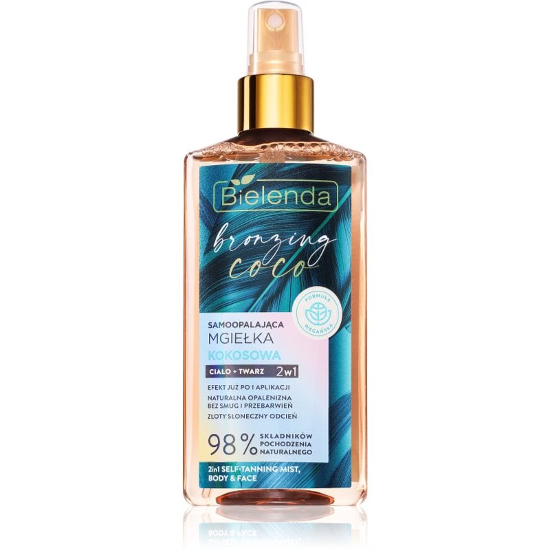 Bielenda Bronzing Coco автобронзираща мъгла за лице и тяло