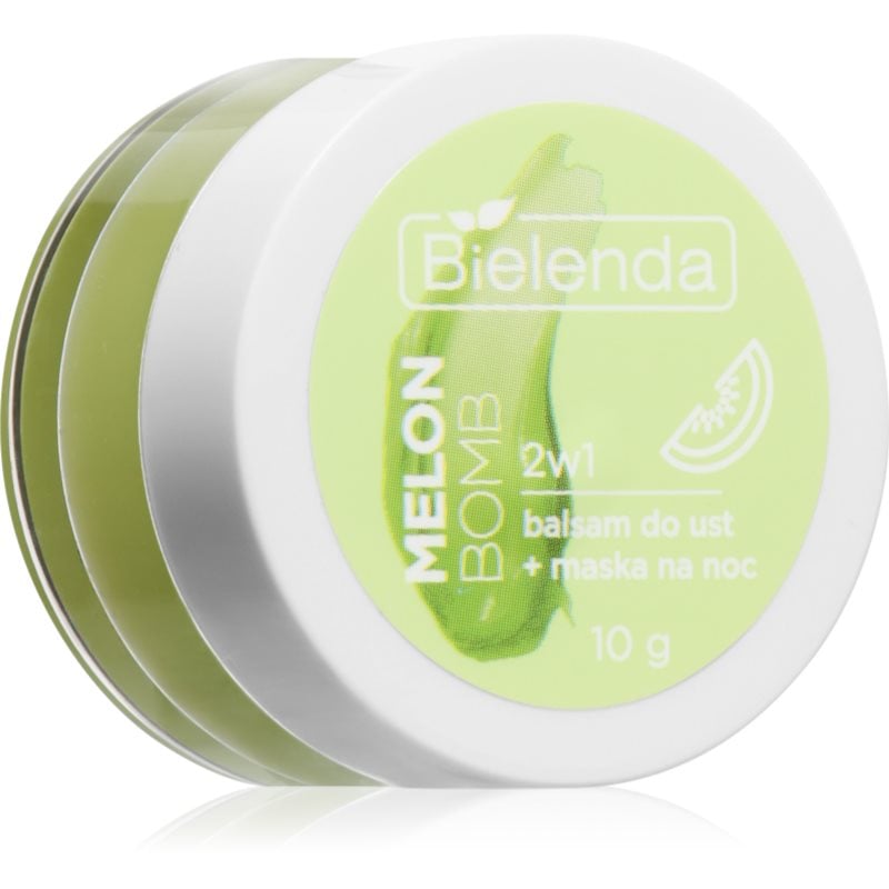 Bielenda Lip Care Lip Balm + Night Mask балсам за устни с аромат Melon Bomb