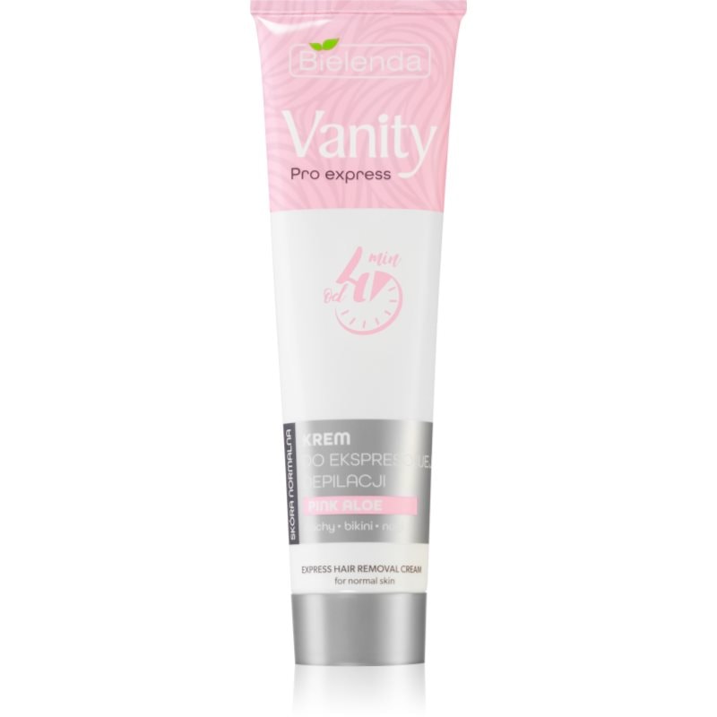 Bielenda Vanity Pro Express депилиращ крем за ръце, подмишници и бикини зоната за чувствителна кожа Pink Aloe - Грижа за тяло - Сравни цени от 1 магазин с безплатна доставка