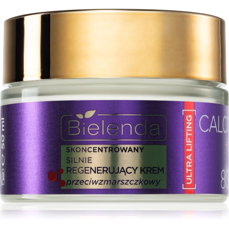 Bielenda Calcium + Q10 Concentrated, strongly regenerating anti-wrinkle cream for day 80+ дневен стягащ крем против бръчки