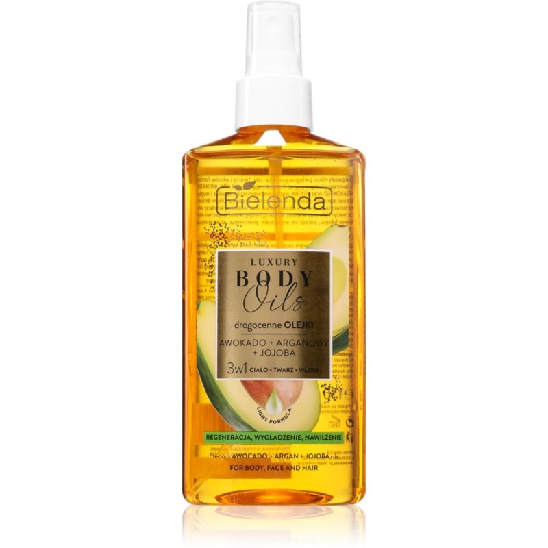 Bielenda Luxury Body Oils Avocado + Argan + Jojoba олио за лице, тяло и коса