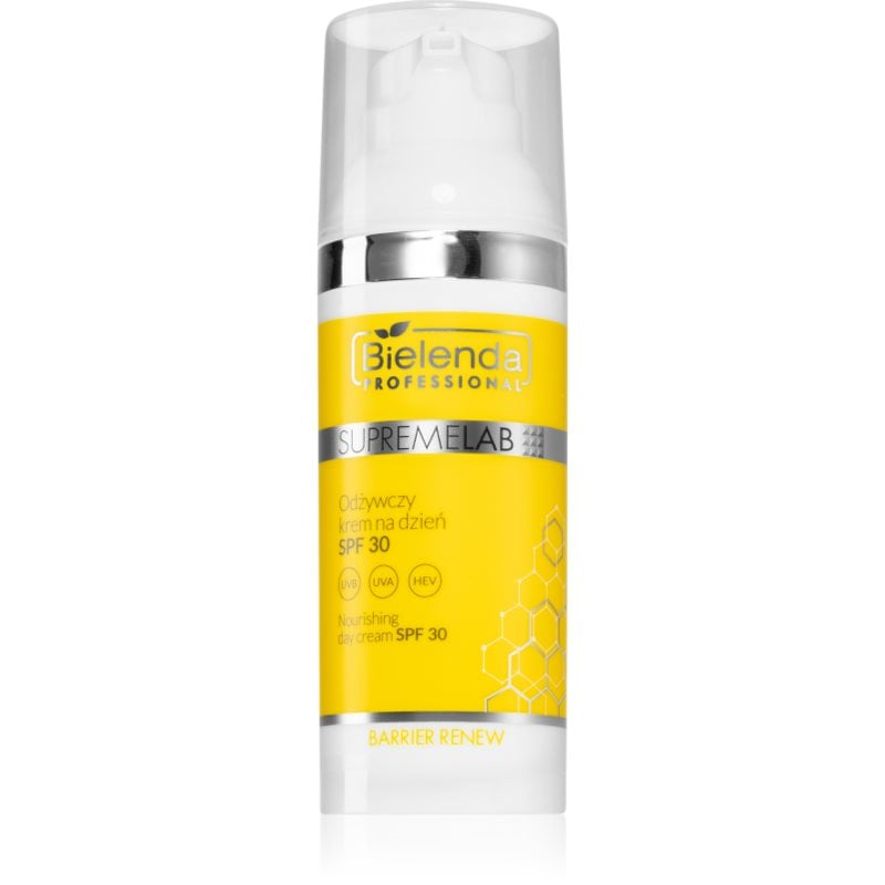 Bielenda Professional Supremelab Barrier Renew подхранващ дневен крем SPF 30