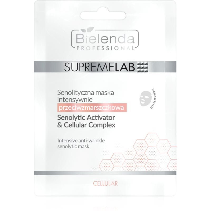 Bielenda Professional Supremelab Cellular платнена маска против бръчки