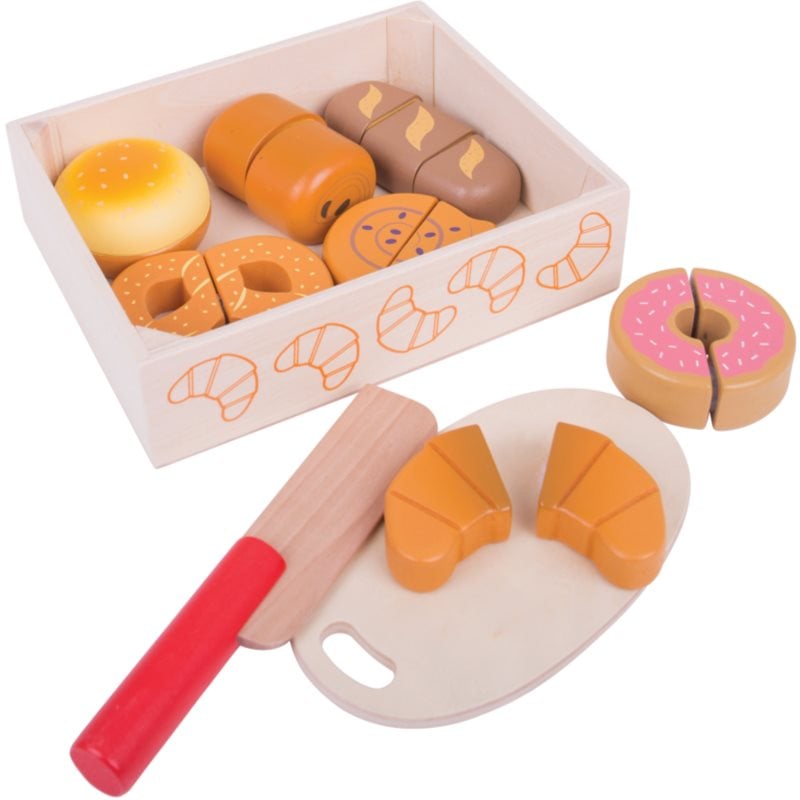 Bigjigs Toys Crate of Bread комплект играчки 18m+