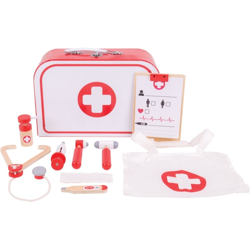 Bigjigs Toys Doctor’s Kit комплект играчки от дърво 3 y+ - За деца - Сравни цени от 1 магазин с безплатна доставка