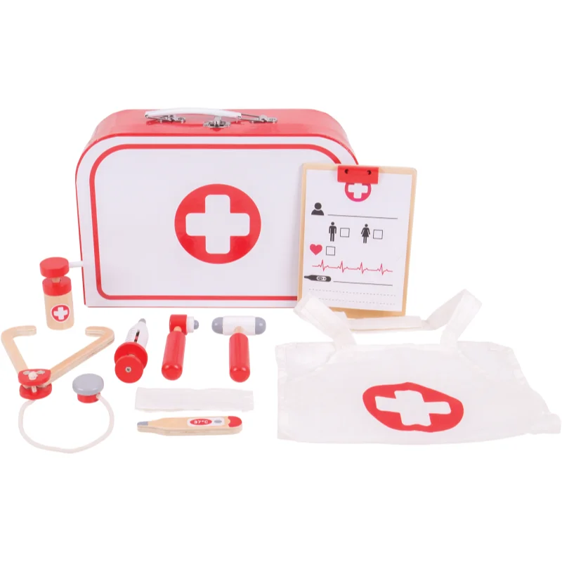 Bigjigs Toys Doctor’s Kit комплект играчки от дърво 3 y+ - За деца - Сравни цени от 1 магазин с безплатна доставка
