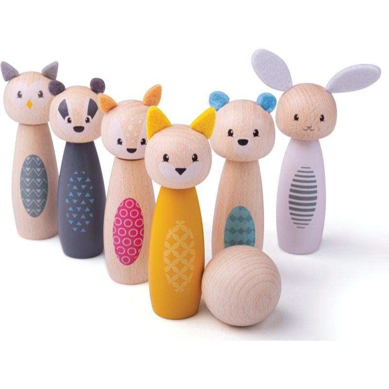 Bigjigs Toys Wooden Bowling Toy комплект играчки от дърво 2y+ - За деца - Сравни цени от 1 магазин с безплатна доставка