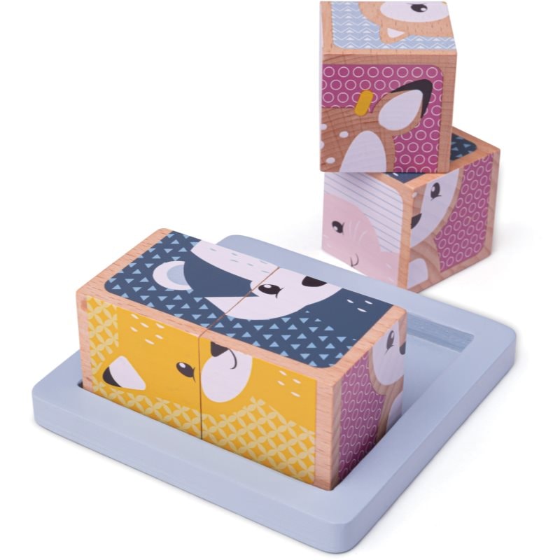Bigjigs Toys Woodland кубчета за деца 6 m+ - За деца - Сравни цени от 1 магазин с безплатна доставка